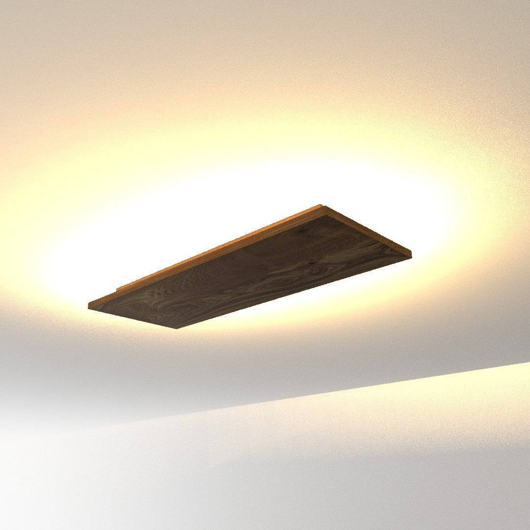 Plafonnier Geissweg rectangulaire lumière indirecte