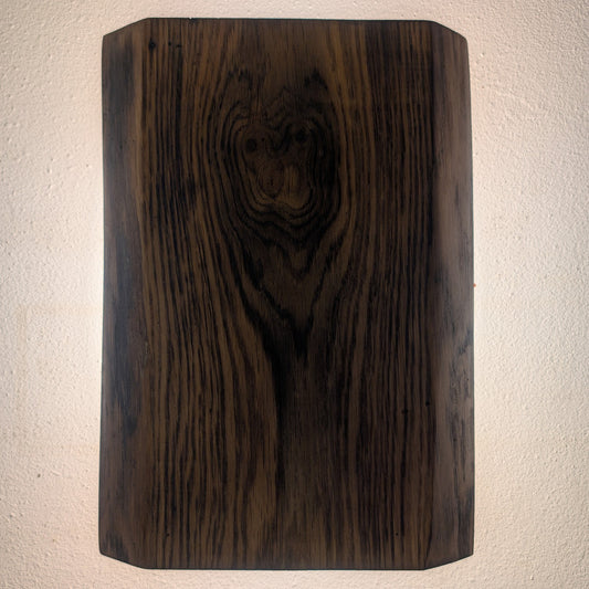 Applique murale bois massif lumière indirecte 30 cm