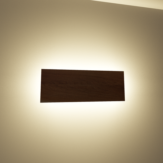 Applique rectangulaire Geissweg éclairage indirect