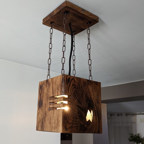 Plafonnier pendule lampe suspendue luminaire poutre en bois éclairage salon  salle à manger cuisine, ETC Shop: lampes, mobilier, technologie. Tout  d'une source.