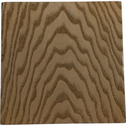 Luminaire rétroéclairé carré frêne pommelé 22 cm