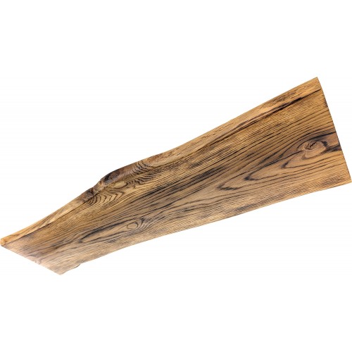 Plafonnier chêne massif lumière indirecte 80 cm