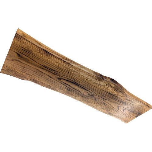 Plafonnier chêne massif lumière indirecte 80 cm