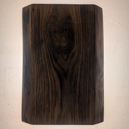 Applique murale bois massif lumière indirecte 30 cm