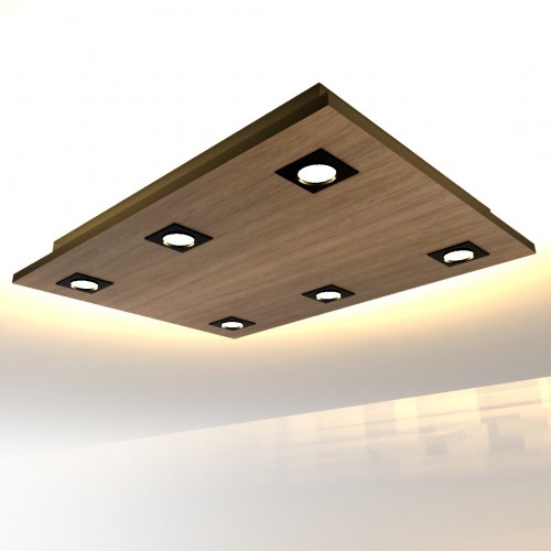 Coffre d'éclairage Wàssle 80 cm 6 spots