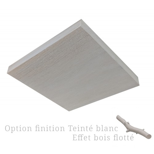 Plafonnier dcl indirect chêne massif 20 cm