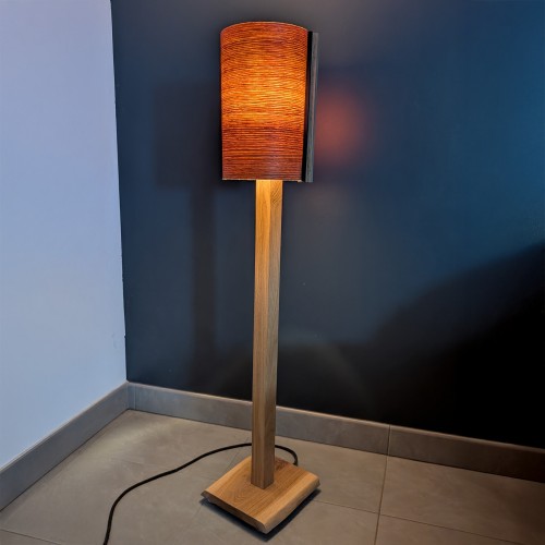 Lampadaire Nideck chêne