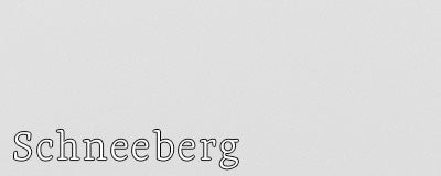 Collection Schneeberg