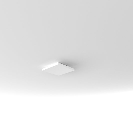 Plafonnier lumière indirecte 22 cm fixation sans trous sur boîte dcl