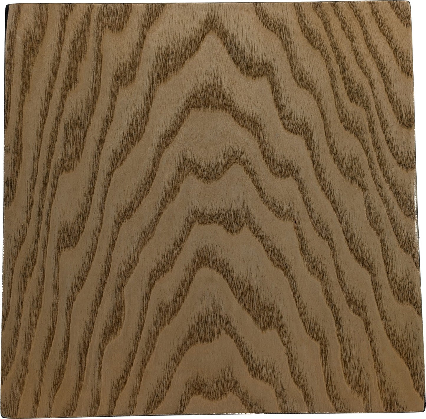 Luminaire rétroéclairé carré frêne pommelé 22 cm