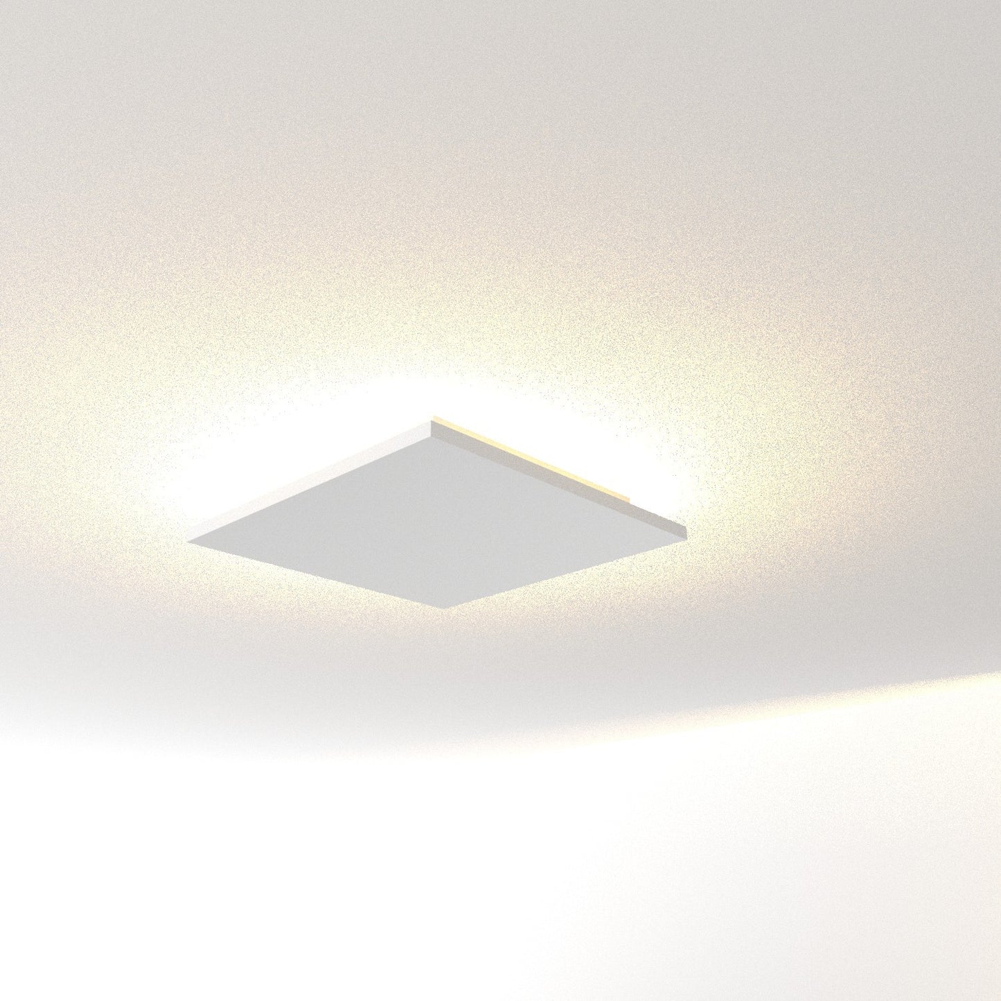 Plafonnier lumière indirecte carré 45 cm