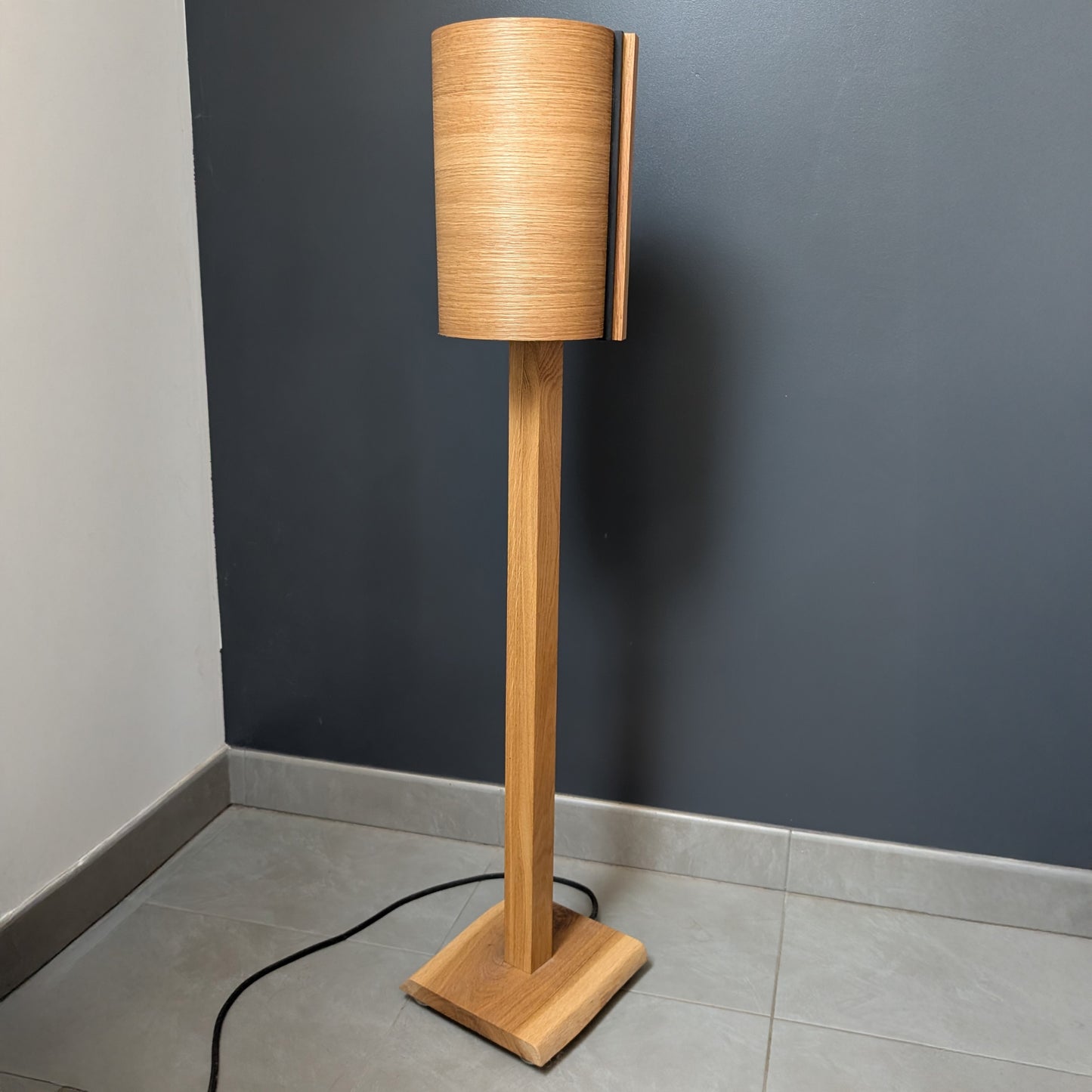 Lampadaire Nideck chêne