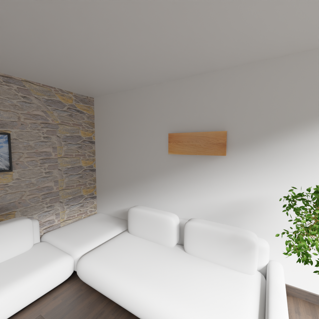Applique rectangulaire Geissweg éclairage indirect
