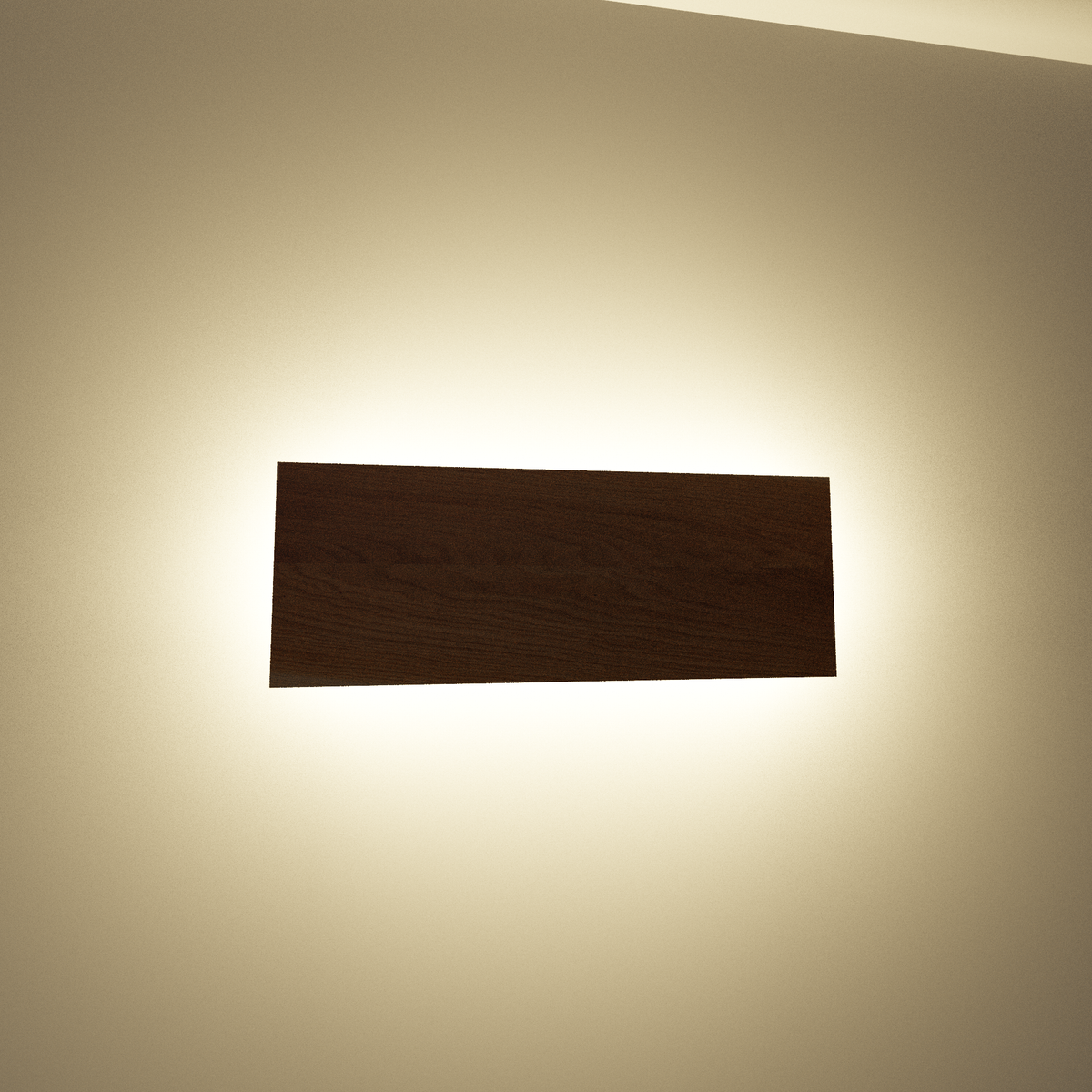 Applique rectangulaire Geissweg éclairage indirect