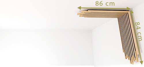 Lamina Eck 86 cm