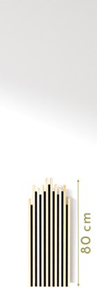 Applique lamina 80 x 30,5 cm (+/- 4mm)