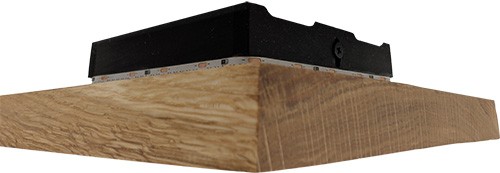 Caisson en bois noir