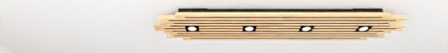 150 x 30,5 cm (+/- 4 mm) 4 spots