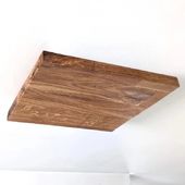 Nouveau petit plafonnier 24 cm lumière indirecte en chêne . #decorationinterieur #madeinfrance